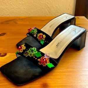 Vintage Giuseppe Zanotti Satin Kitten heels